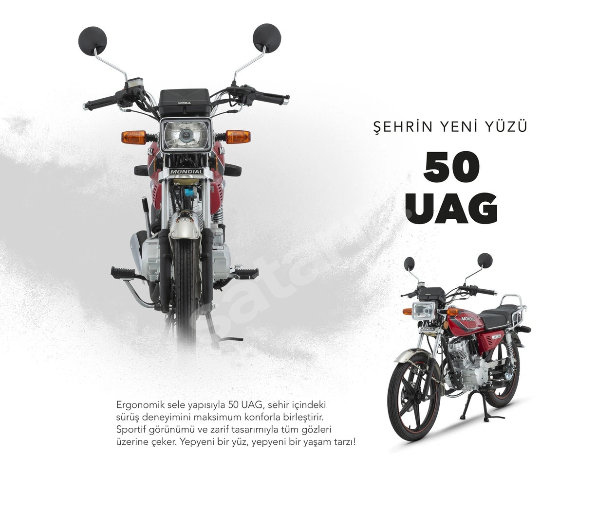 MONDIAL 50 UAG - 0 KM - HEMEN TESLİM - RESMİ YETKİLİ BAYİDEN