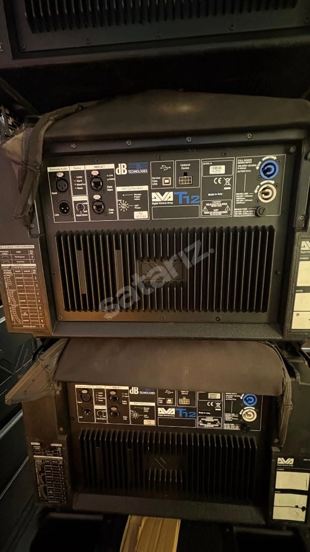 DB T12 LINE ARRAY (6 ADET) DB S30 SUBBAS (2ADET) HATASIZ