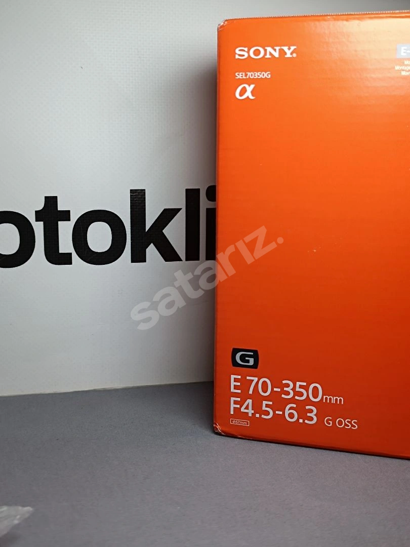 SONY 70-350MM G OSS ZOOM LENS SIFIR AYARİNDA