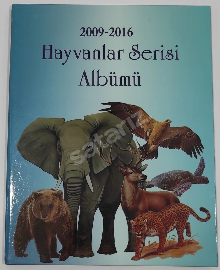 Bimetal Hayvanlar Serisi Hatıra Para Albümü Tam Set 2009-2016