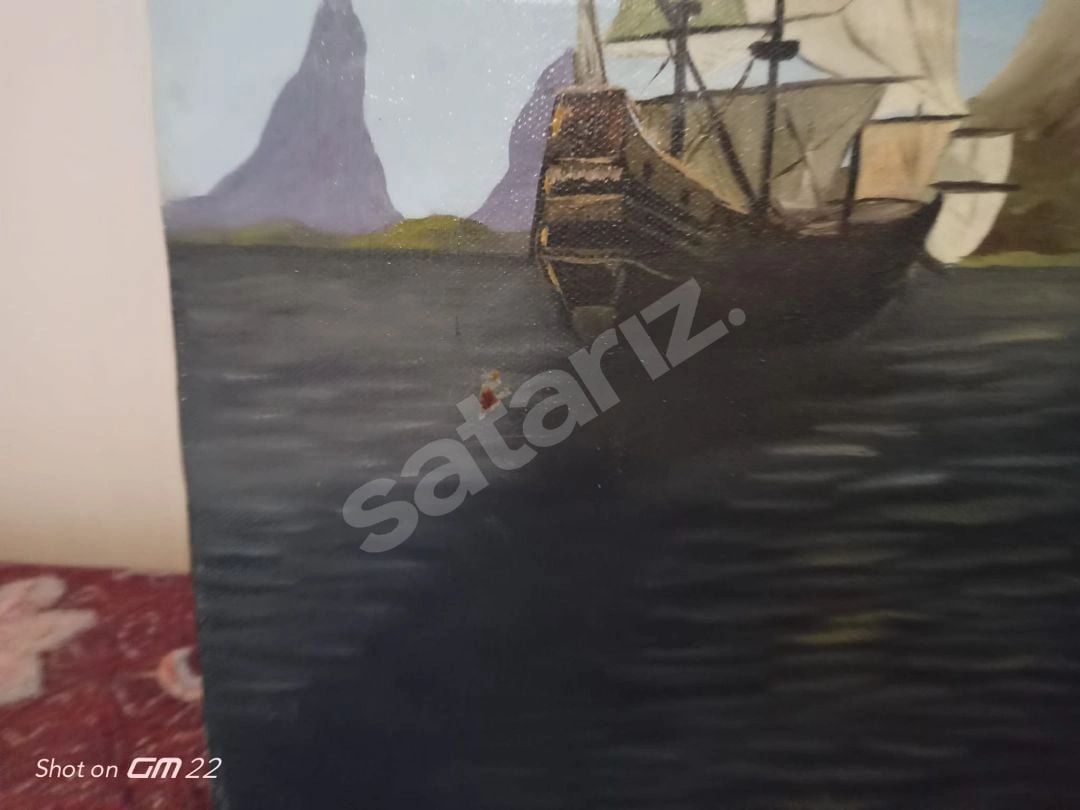 Deniz Yağlıboya Tablo Kanvas