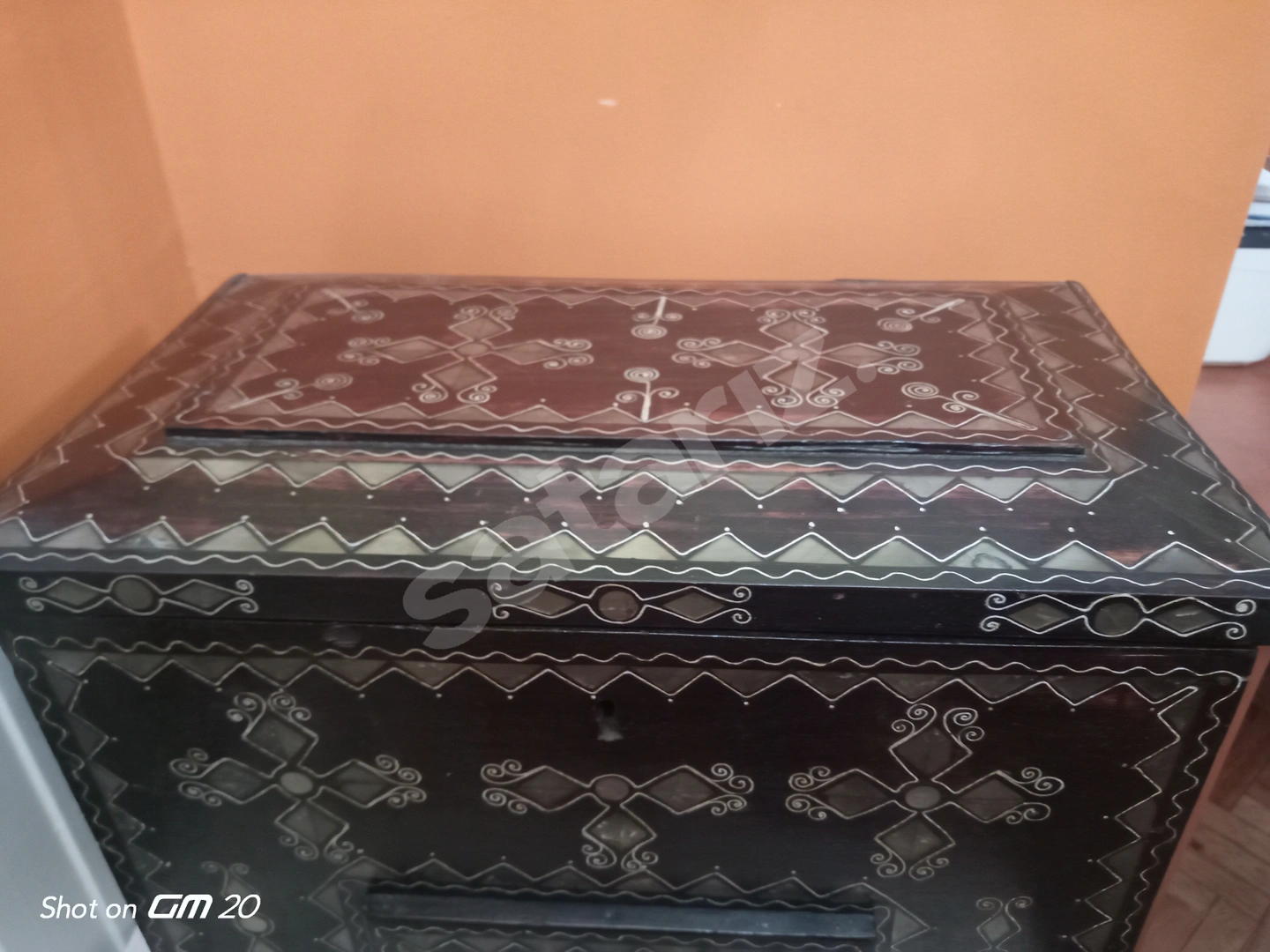 MARAŞ USULU İŞLEMELİ MİNİ  SANDIK