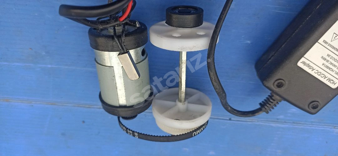 Dc Motor Kasnak Mekanizması 24 Volt 60 watt Seti