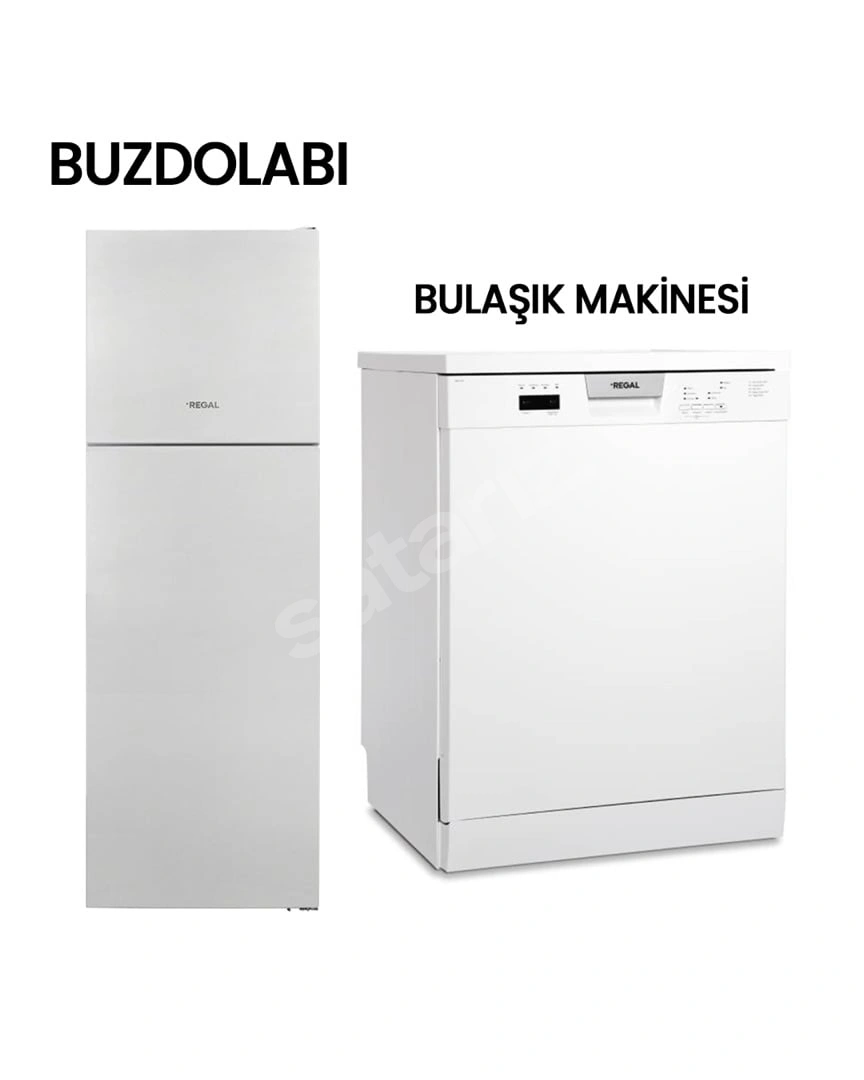 Kutulu Regal Bulaşık Makinesi Ve Buzdolabı