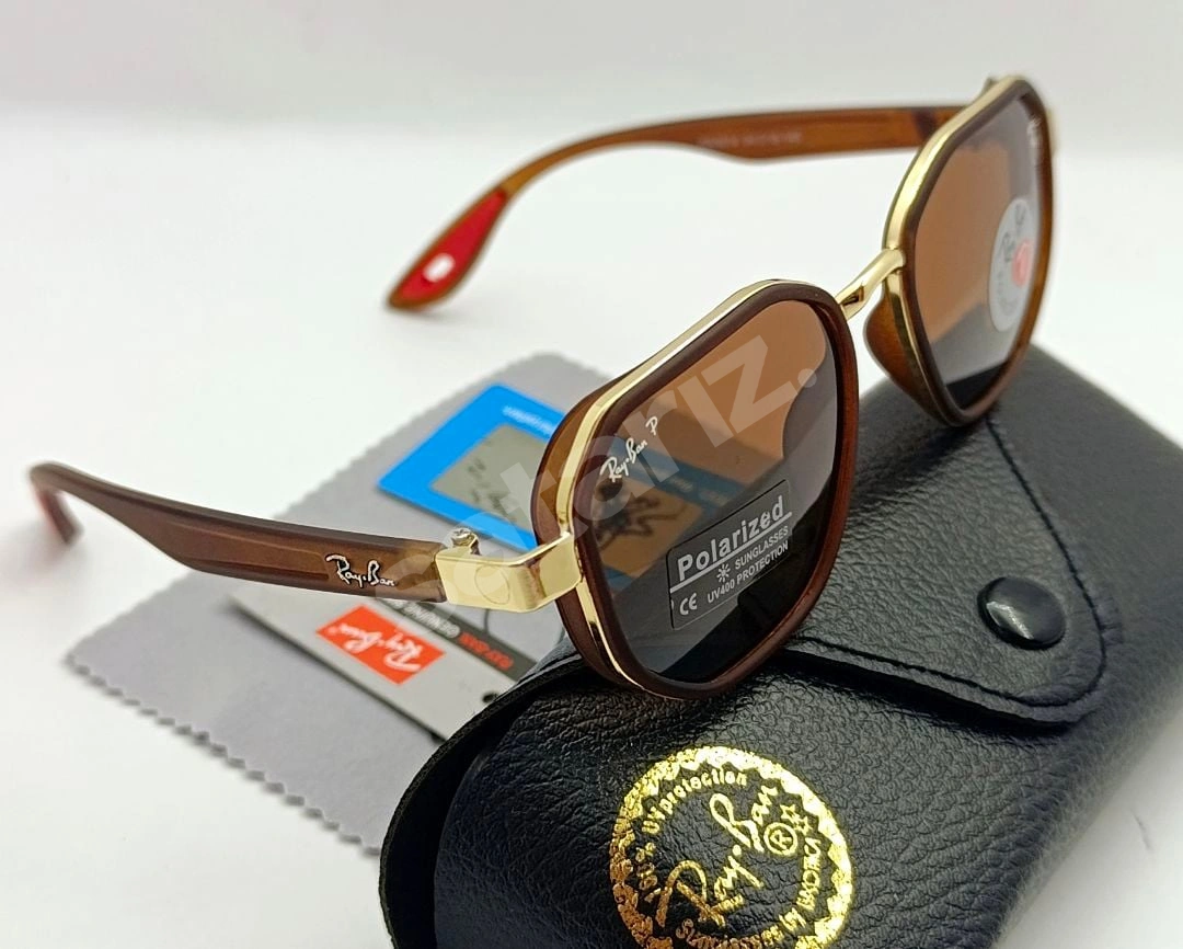 SIFIR KUTUSUNDA, RAYBAN (FERRARİ) POLARİZE,UV400. (REPLİCA)