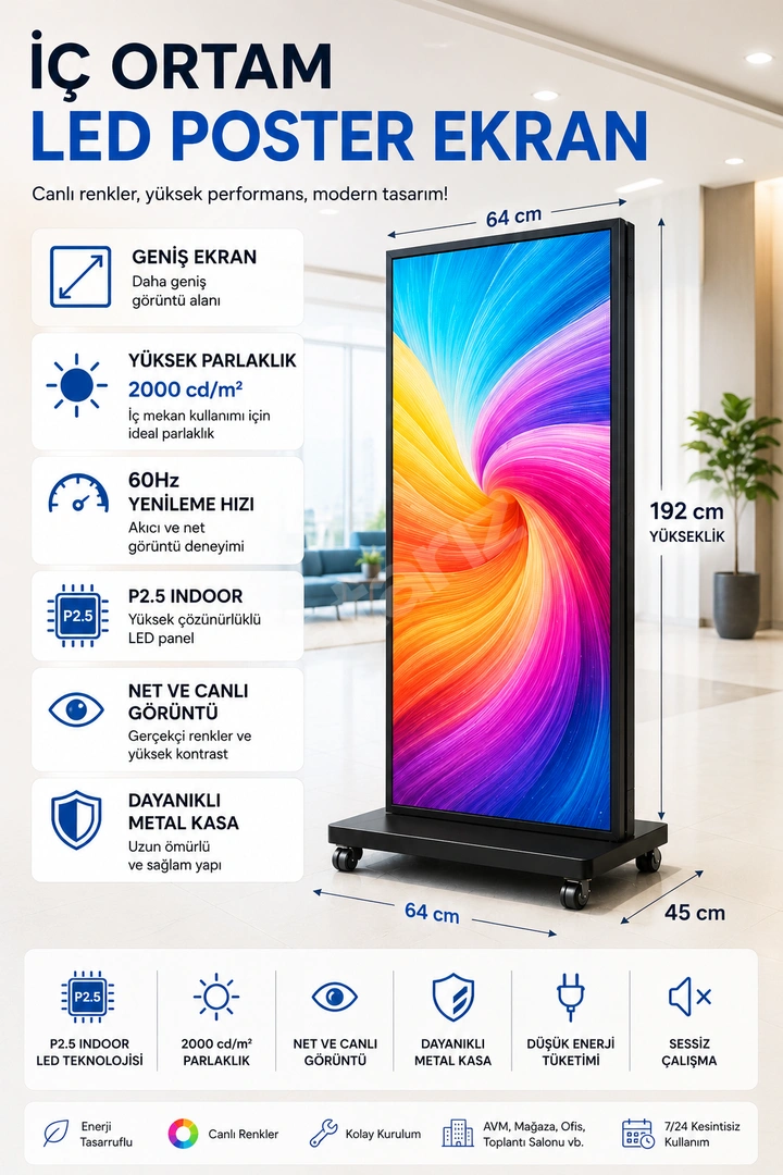 LED POSTER | LED EKRAN KİOSK