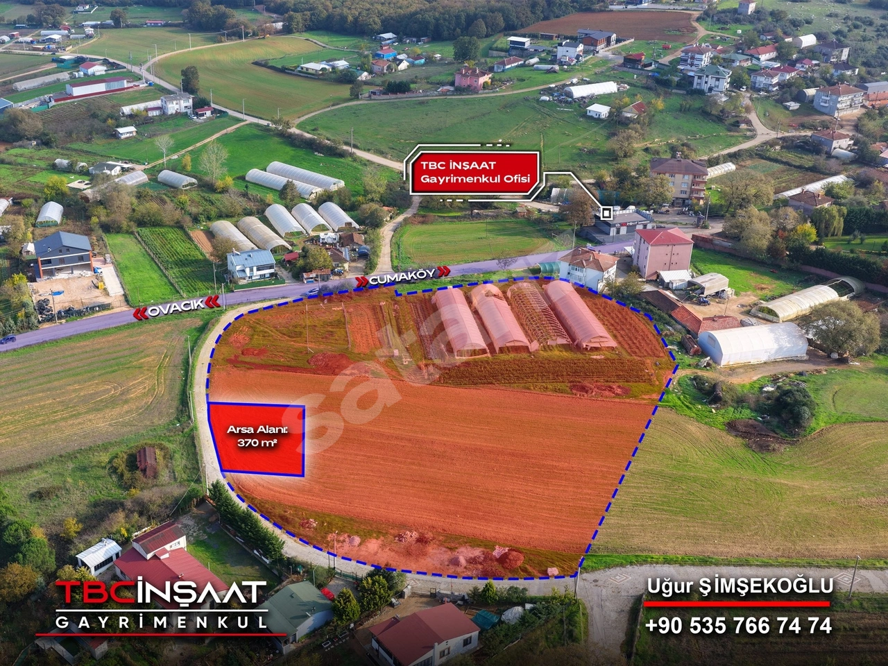 TBC Gayrimenkul | Gebze Kadıllı'da 370 m² Satılık Arsa