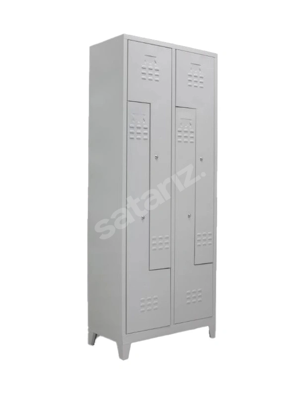 AKBÜRO 4'LÜ ÇELİK Z SOYUNMA DOLABI