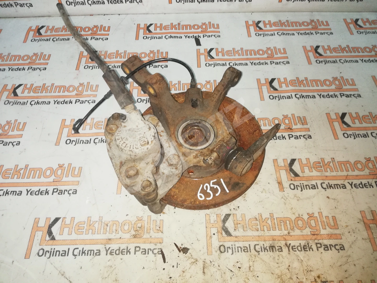 RENAULT SYMBOL SOL ÖN TAŞIYICI DİSK KALİPER KOMPLE SÖKME HATASIZ
