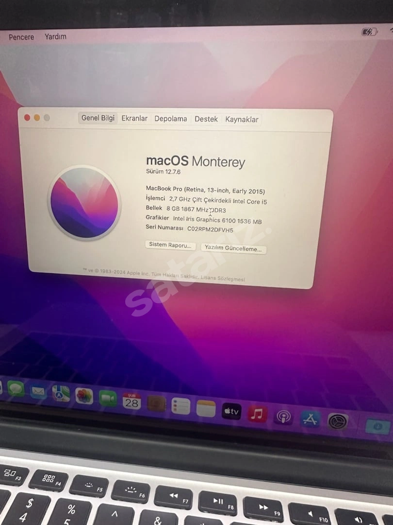 TEMİZ UYGUN MACBOOK PRO