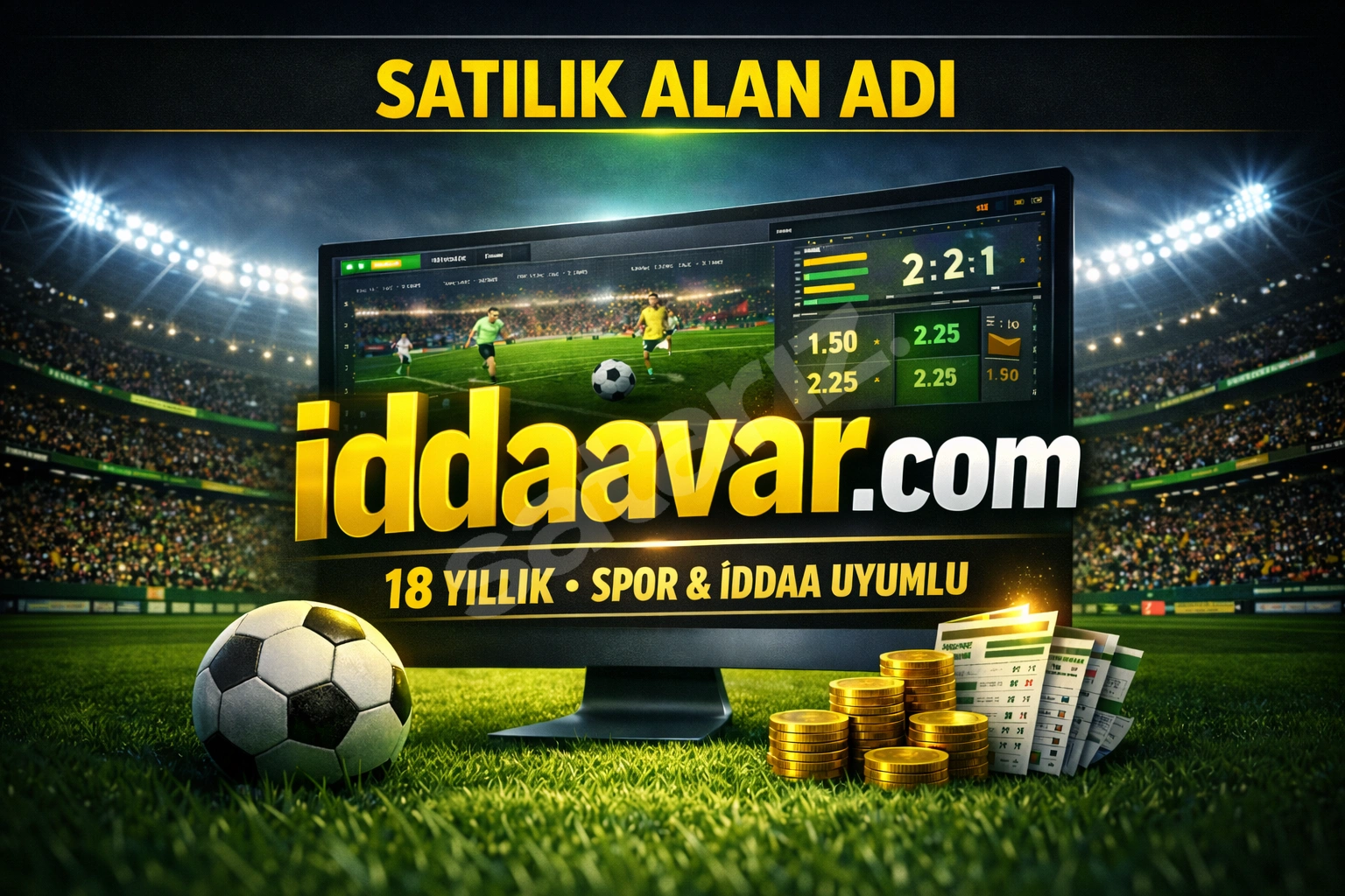 Satılık alan adı İddaavar.Com