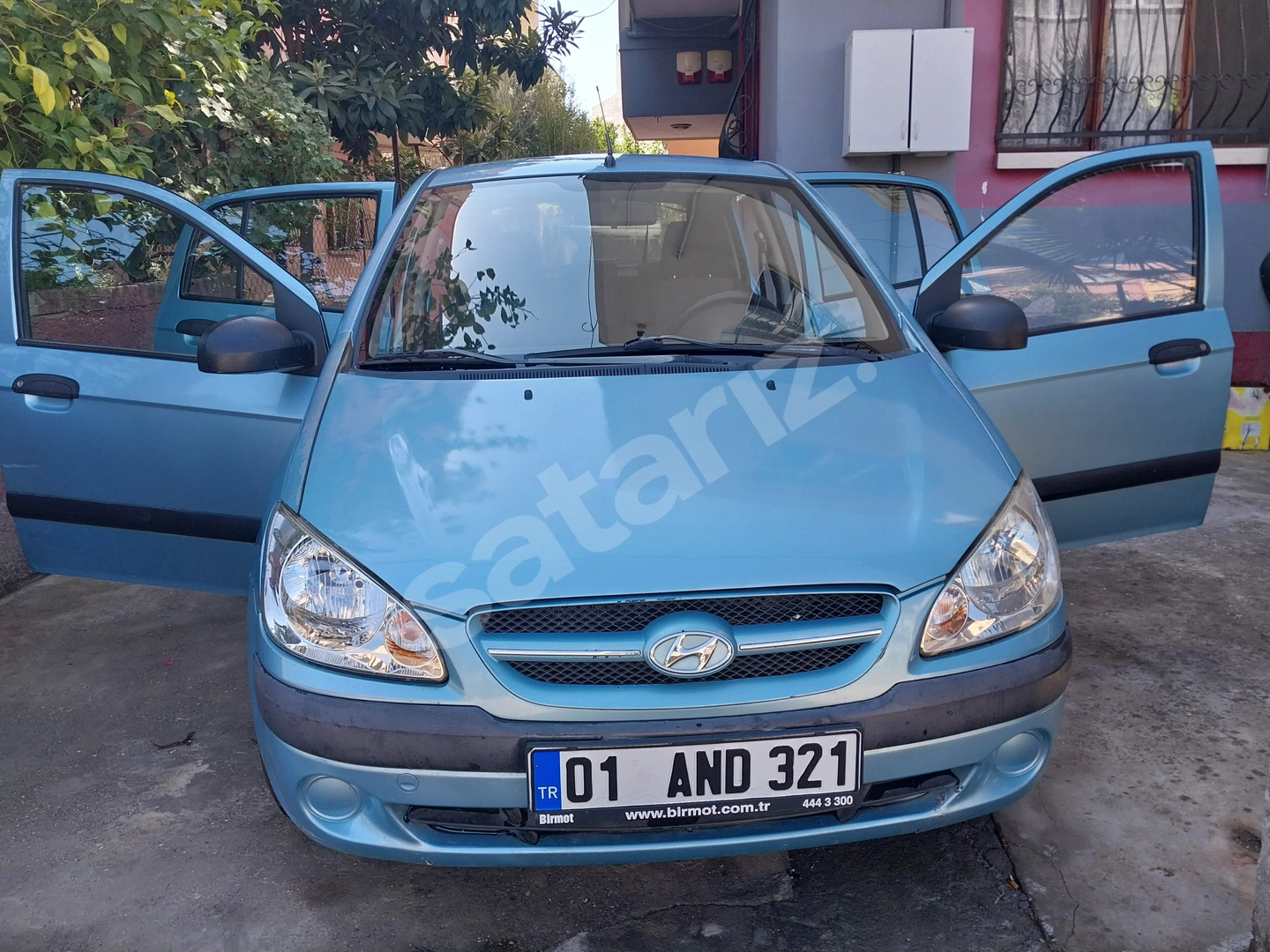 Adanada biniciden hyundai getz