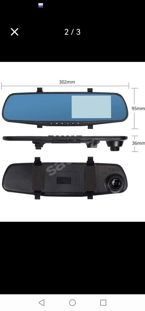 GUPR94 AYNALI ÖN-ARKA KAMERALI DVR