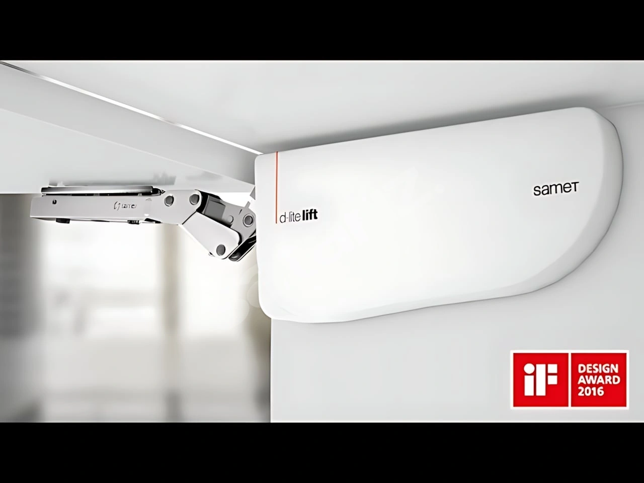 Samet D-Lite Lift Solo Mech Set Çift kalkar kapak mekanizması.