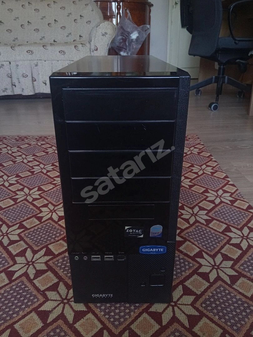 4 Çekirdek AMD İşlemci + 8GB RAM + 4GB Ekran Kartı PC Gigabyte Kasa
