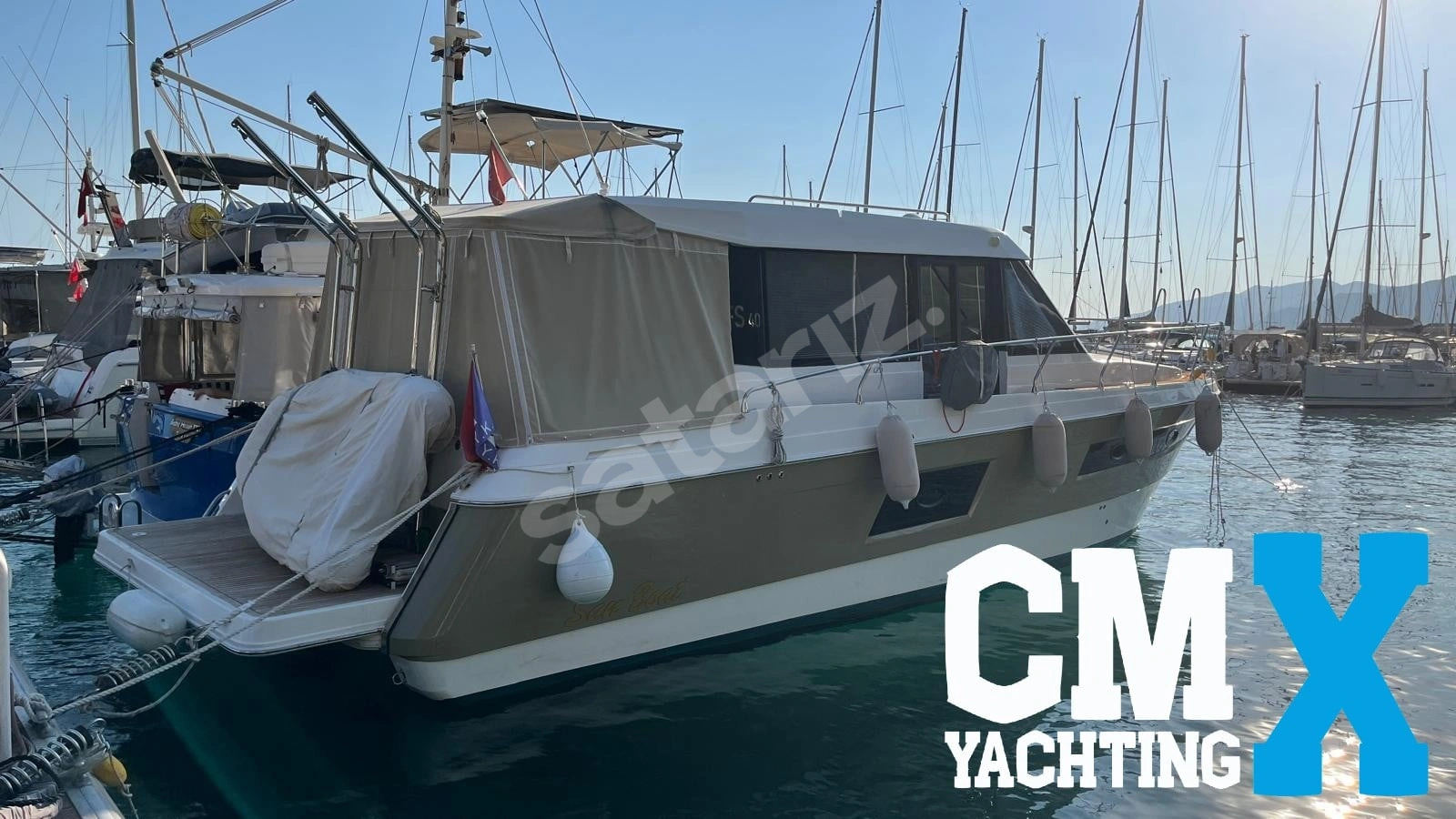 SAN BOAT FS40 FULL | VOLVO PENTA IPS | 75 SAATE | CMX Denizcilik Yatçılık