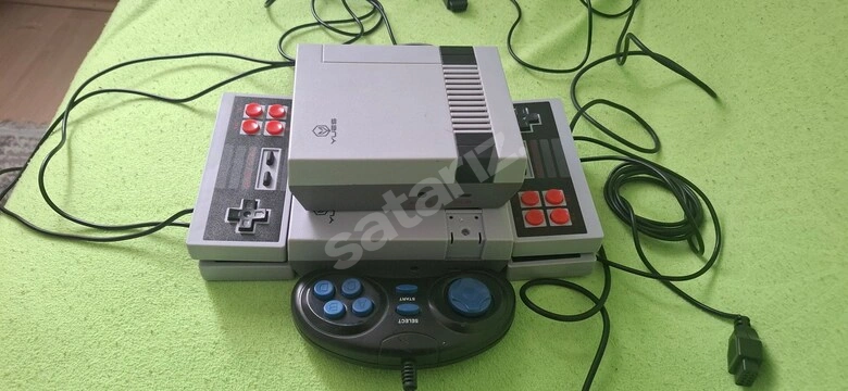 620 OYUN+2 ATARİ 2 GÖRÜNTÜ KABLOSU 5 KOL ÇALIŞIR DURUMDA SON FİYAT