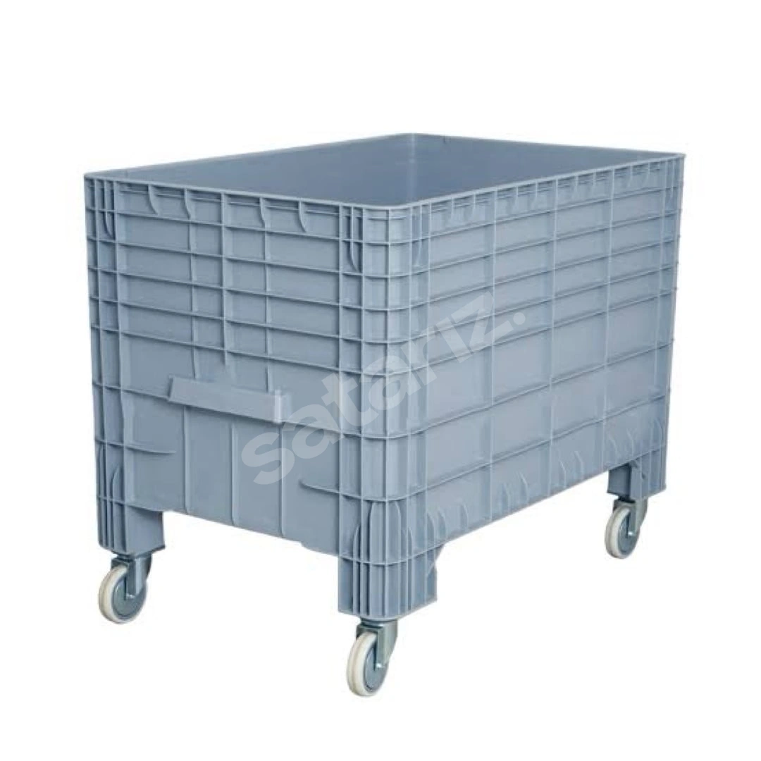 Et Kasası Tekerlekli Plastik Taşıma Arabası 60x105