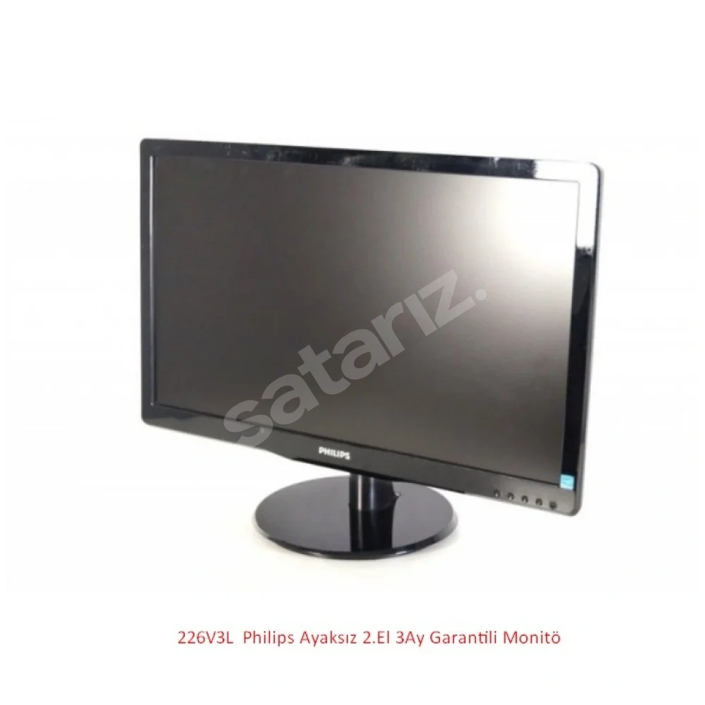 Monitör 21.5" Phılıps 226V3L 60Hz Vga Dva Fhd Lcd (Bx Kalite) Ayak Yok 2.El 3Ay Garanti
