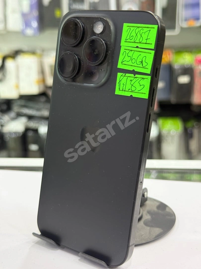 💎 iPhone 15 Pro 256 GB | Pil %85 | 12 Ay Taksit | Takas Var 💎