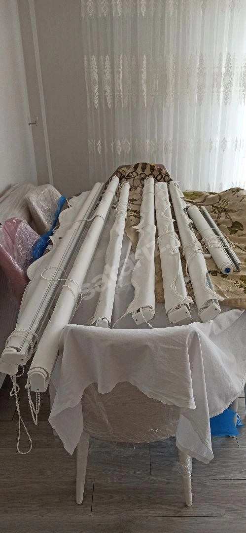 STOR PERDELER 7 ADET TERTEMİZ PROBLEMSİZ