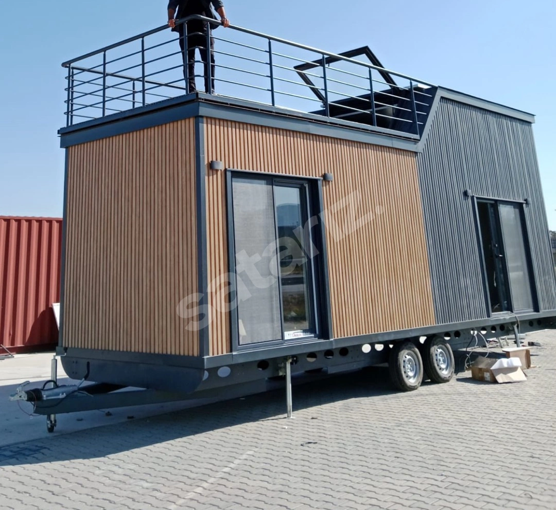 Tinyhouse 9x2.5 M Güneş Enerji Sistemli Full