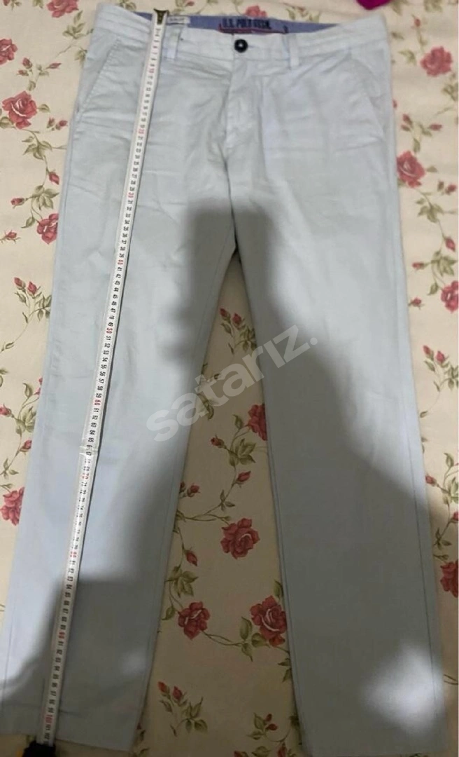 Us Polo Assn Erkek Keten Pantolon