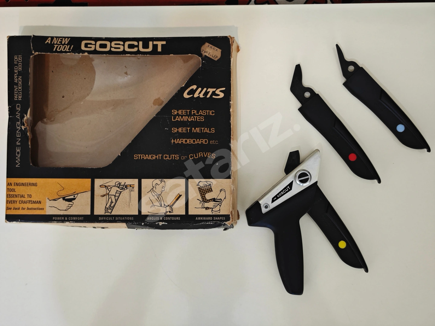 GOSCUT Retro/Vintage Kesici (Plastik / Laminat / Formika / Sunta / Metal)