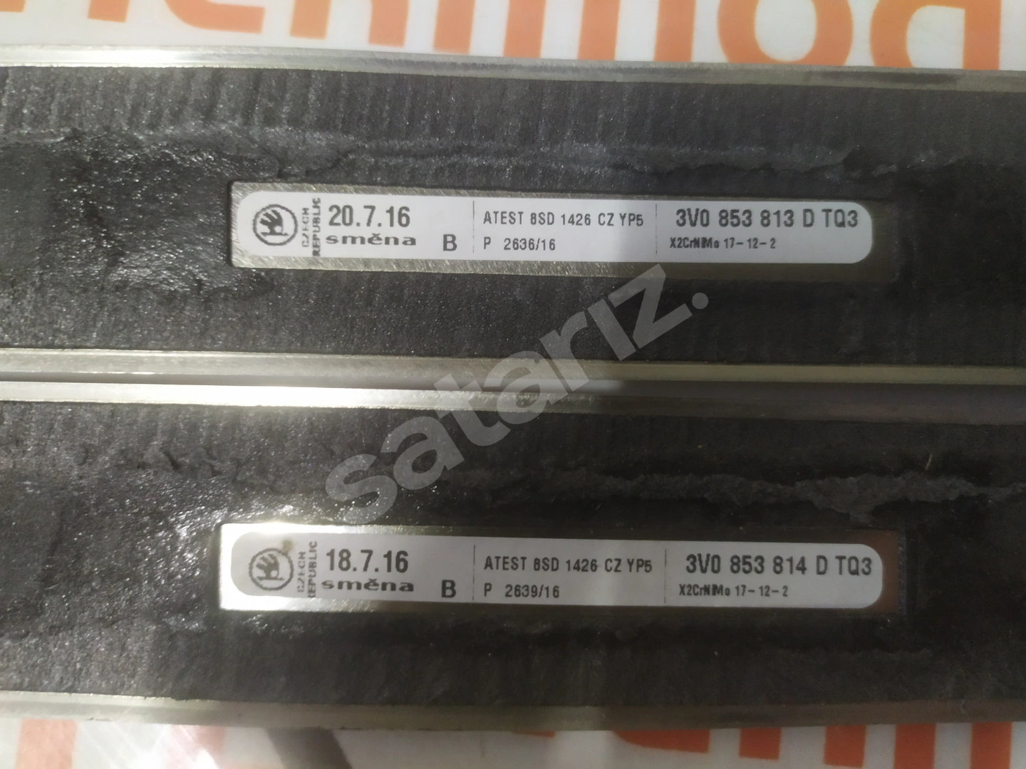 SUPERB MARŞBİYEL SÜS KAPLAMASI SOL ÖN 15-23 KROM 3V0853813D