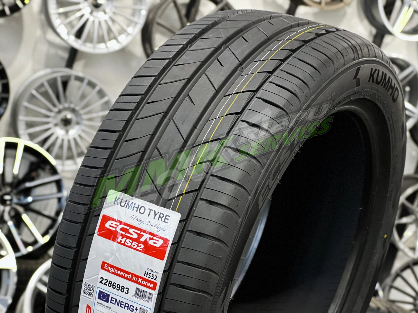 AYAZ OTO 225/55R16 95W KUMHO HS52 CAB71 MONTAJ BALANS BEDAVA 2255516 225 55 16