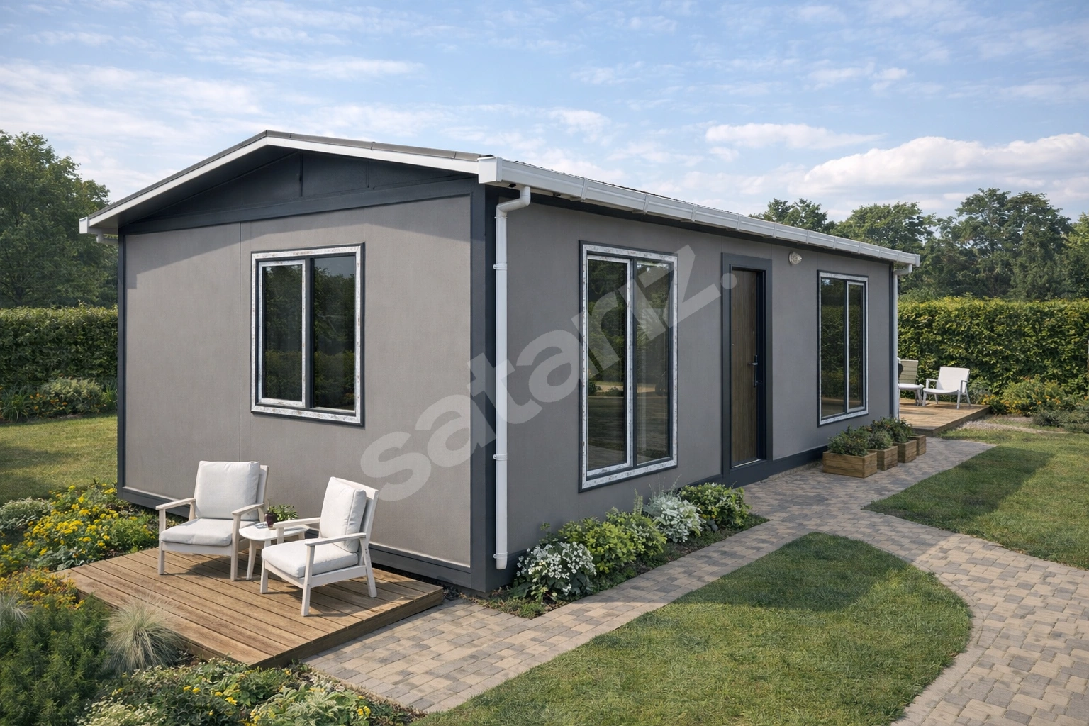 36 m2 1+1 Betopan Kaplama Ev Konteyner
