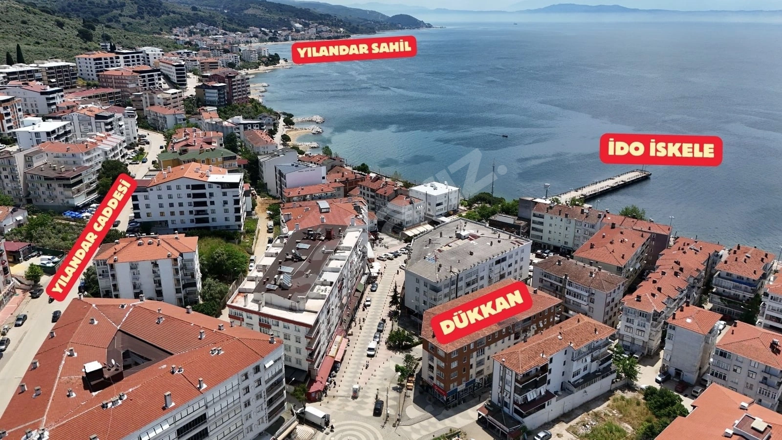 AY EMLAK'TAN ARMUTLU İSKELEDE SATILIK 50 m² İŞYERİ-DÜKKAN