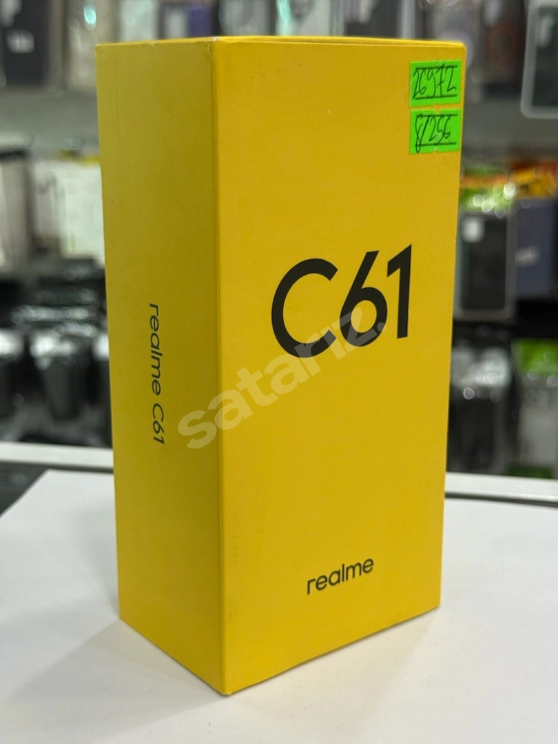 🔥 REALME C61 256 GB YEŞİL | SIFIR | KAPALI KUTU | 12 AY