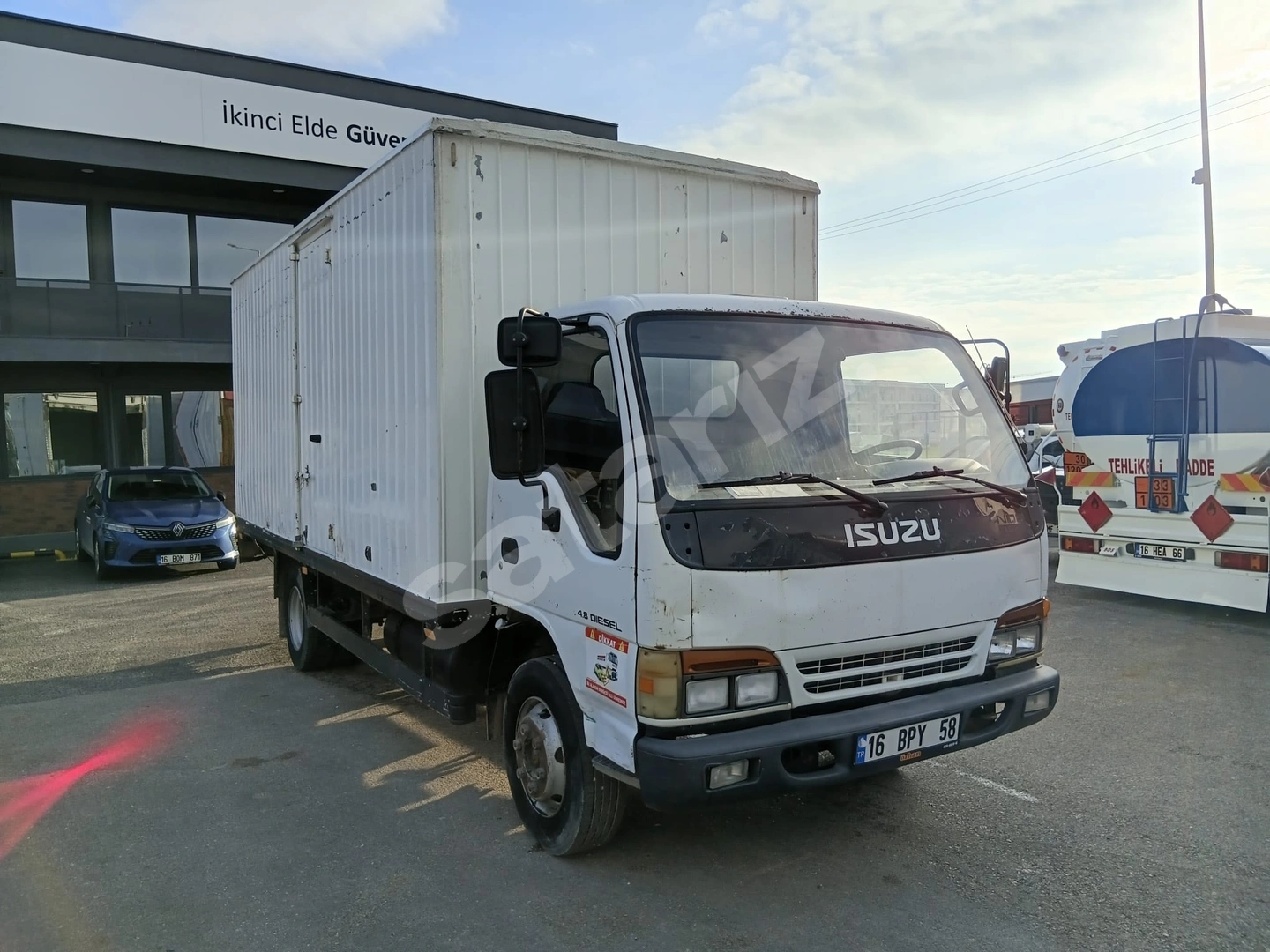 KOÇASLANLAR2'DEN ISUZU NQR 70 KAPALI SAÇ  KASA  2004 MODEL