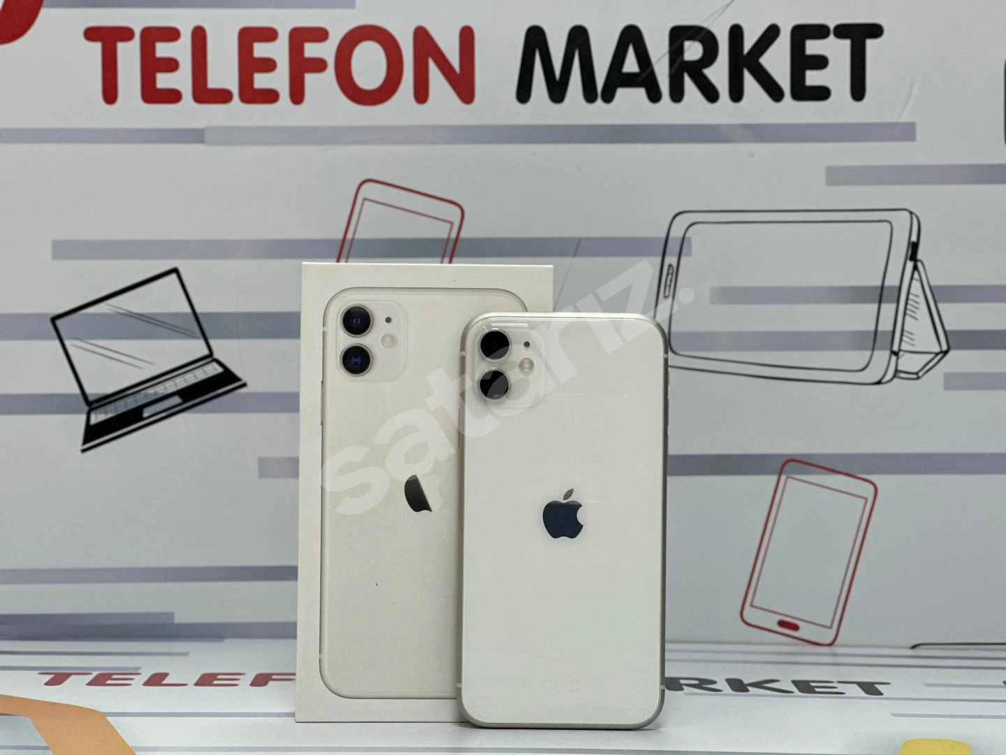 TELEFON MARKET'DEN KUSURSUZ KULLANILMIŞ İPHONE 11 BEYAZ