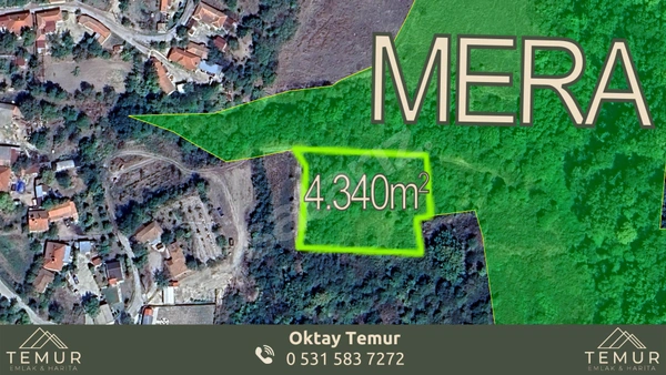 Edirne Uzunköprü Yeniköy Meraya Cepheli Köy İçinde Uygun 4.340m2 Satılık