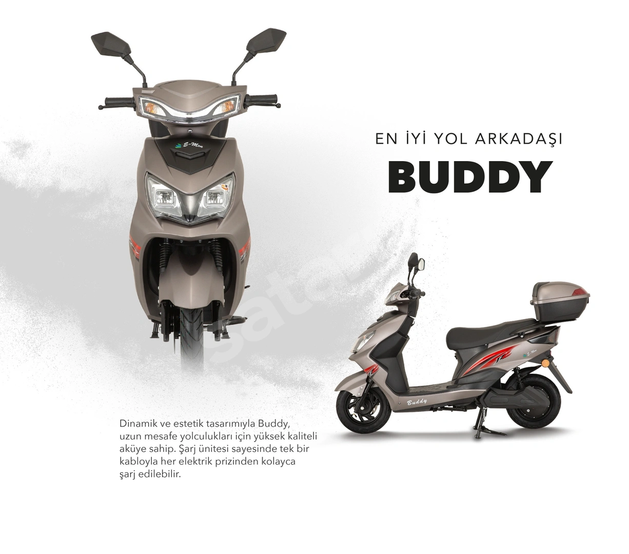 MONDIAL E-MON BUDDY - 0 KM - HEMEN TESLİM -RESMİ YETKİLİ BAYİDEN