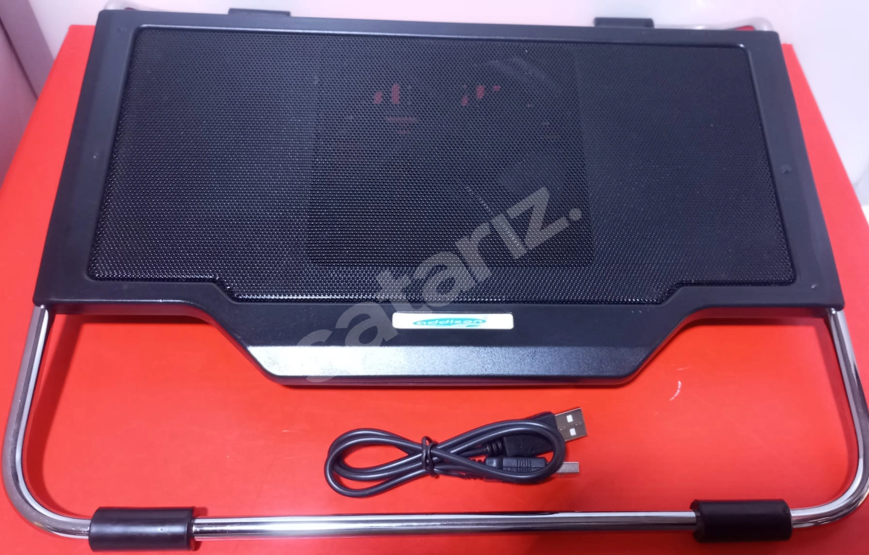 ADDISON Tek Fanlı Işıklı Notebook Laptop Soğutucu Fan ve Stand (Hafif sesli)