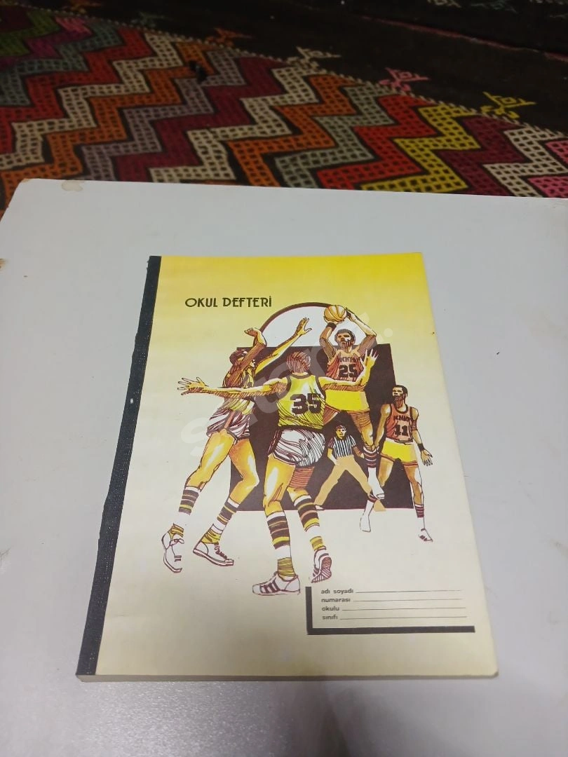 Wintage Basketbol Temalı Okul Defteri