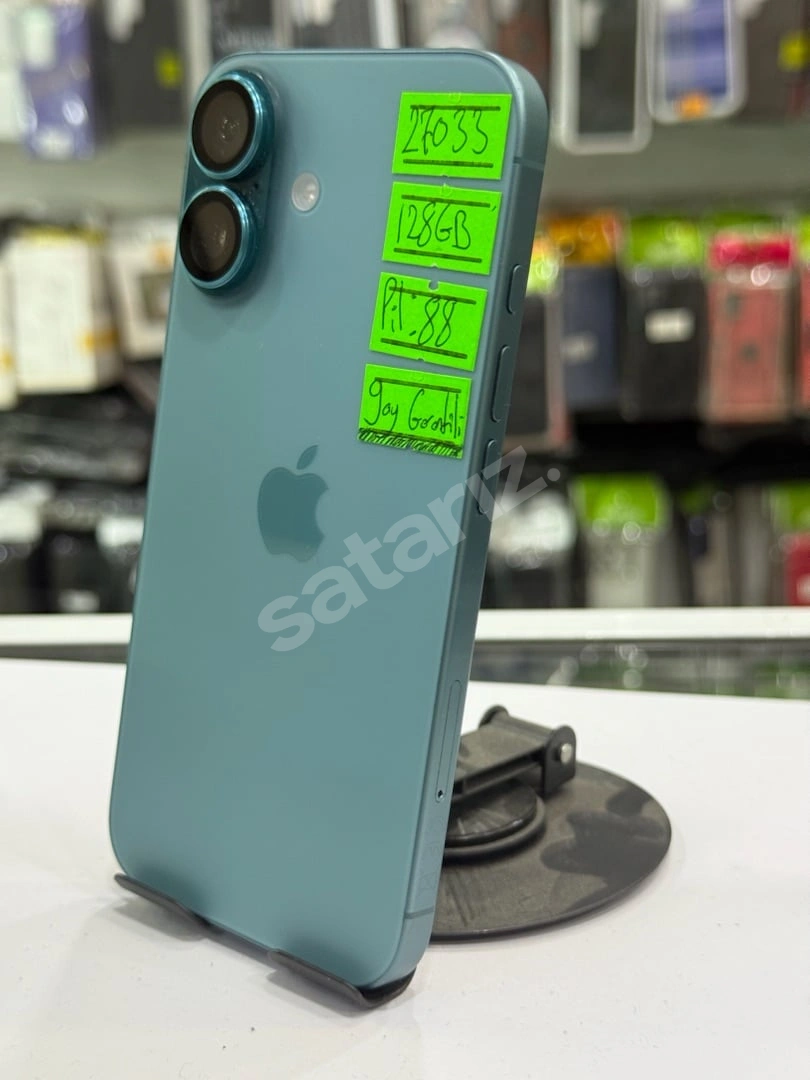 🚀 iPhone 16 128 GB | 9 Ay Garantili | Pil %88 | Taksit & Takas