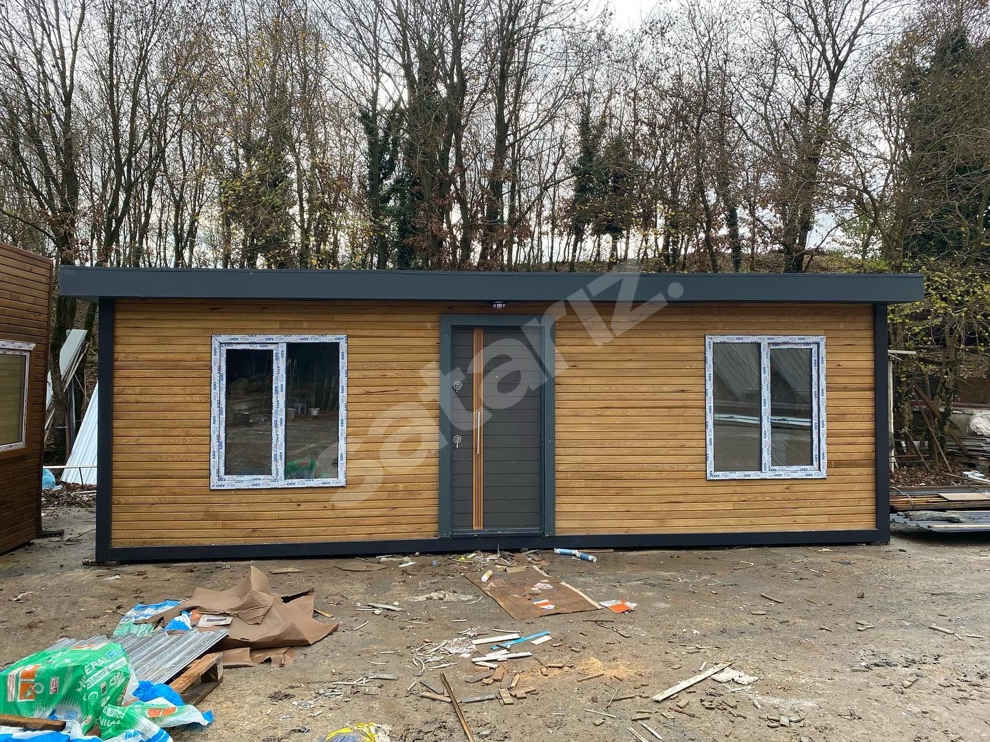 21 m2 Ahşap kaplama ev konteyner
