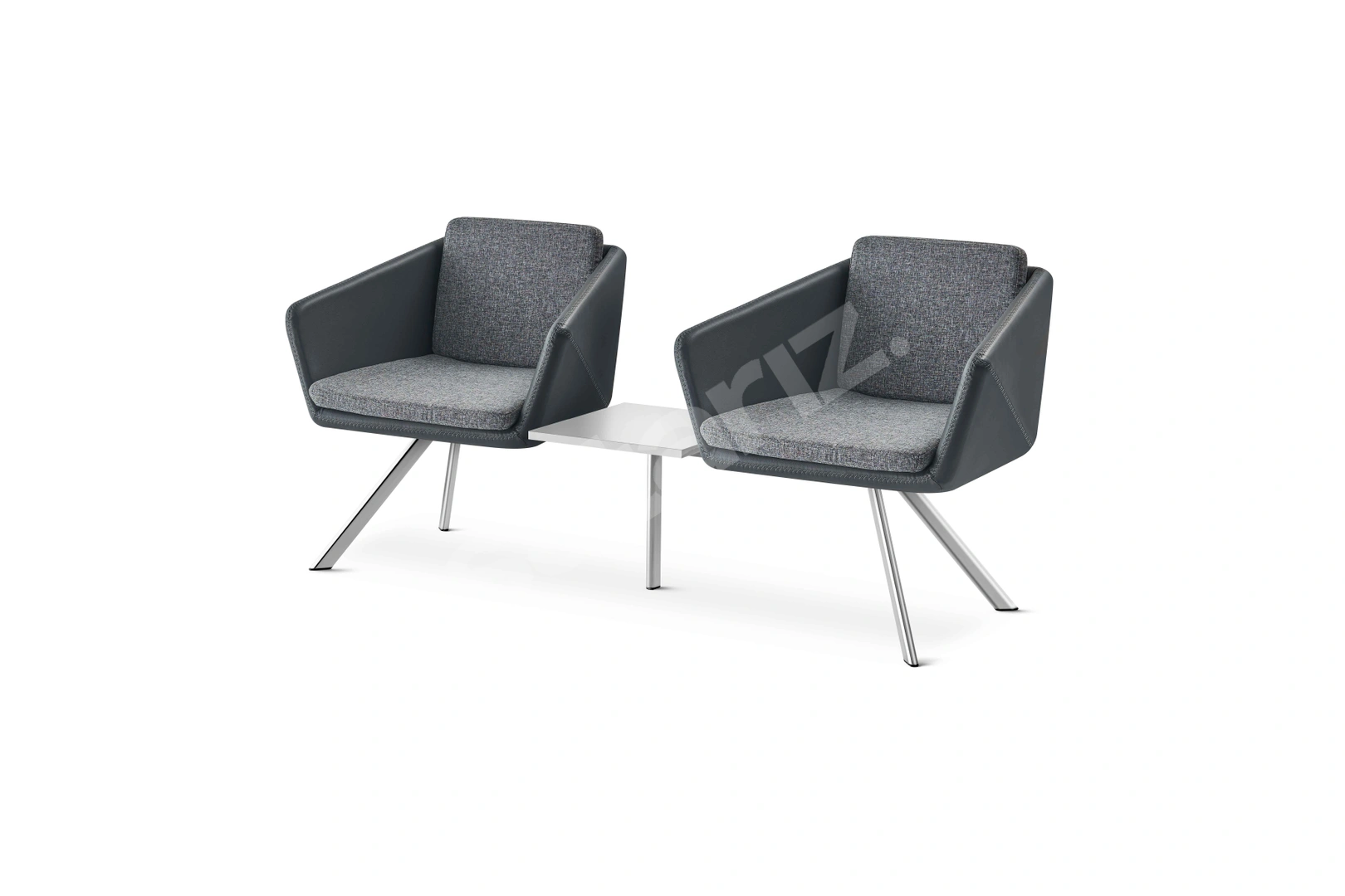 AKBÜRO RS-5095 İKİLİ SEHPALI BEKLEME KOLTUĞU