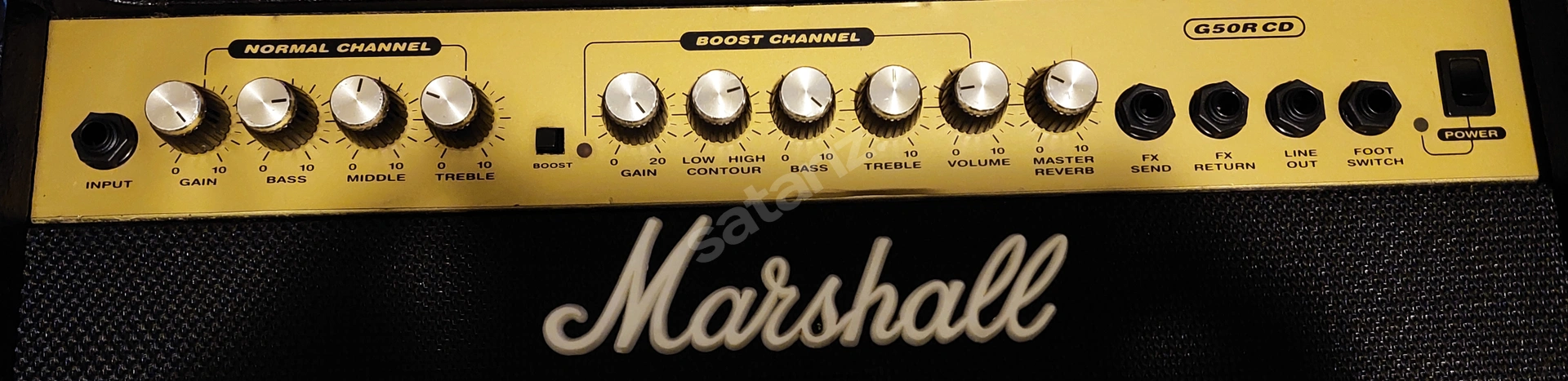 ELEKTRO GİTAR AMFİSİ MARSHALL G50R CD GÜÇ 90W RMS 50W
