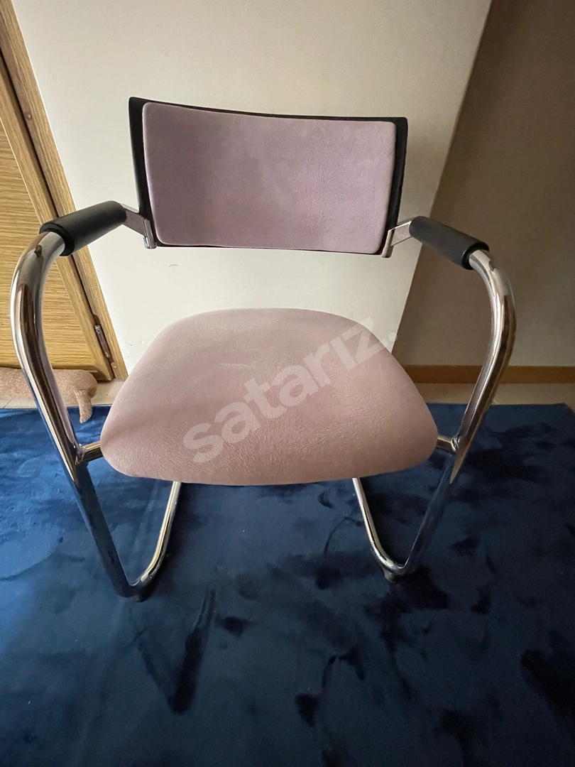 IKEA TOBIAS - ikea tobias sandalye 3 ADET KOLLU KUMAŞ KAPLI