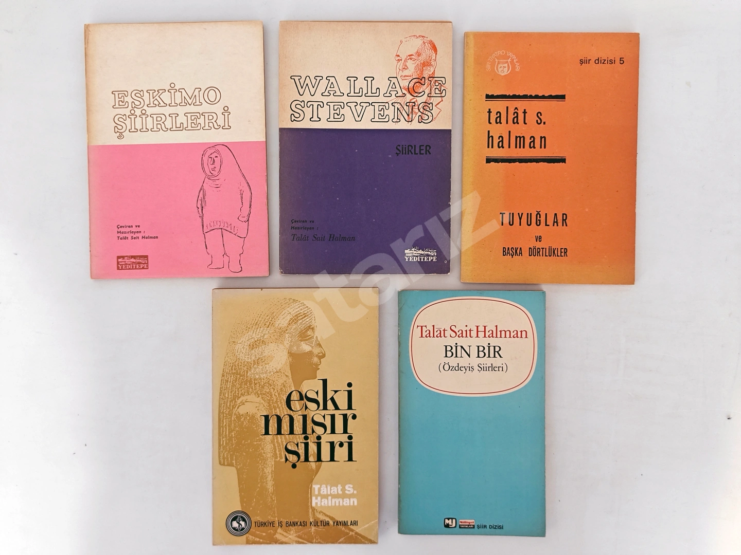 Türkçe - Şiir Kitapları / 5 adet (Toplu Satış)