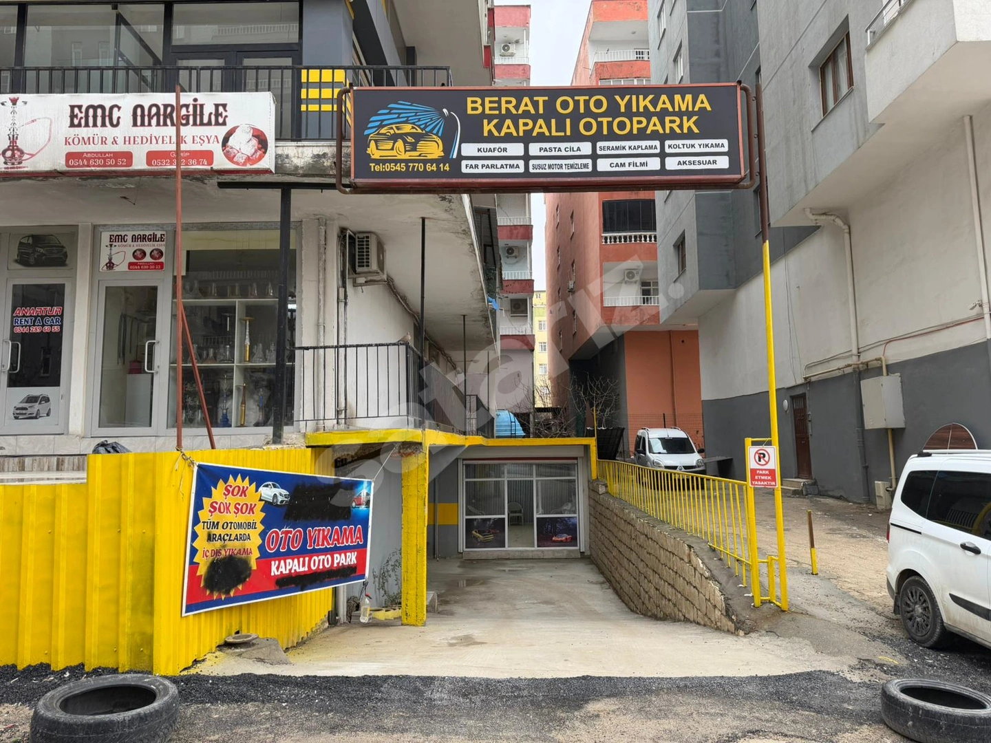 Park Hastanesi Yakını | Kapalı Otopark İçinde | Devren Oto Yıkama