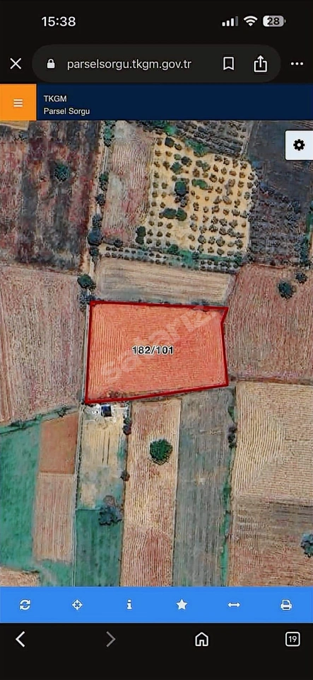 Muğla yenice de satılık tarla