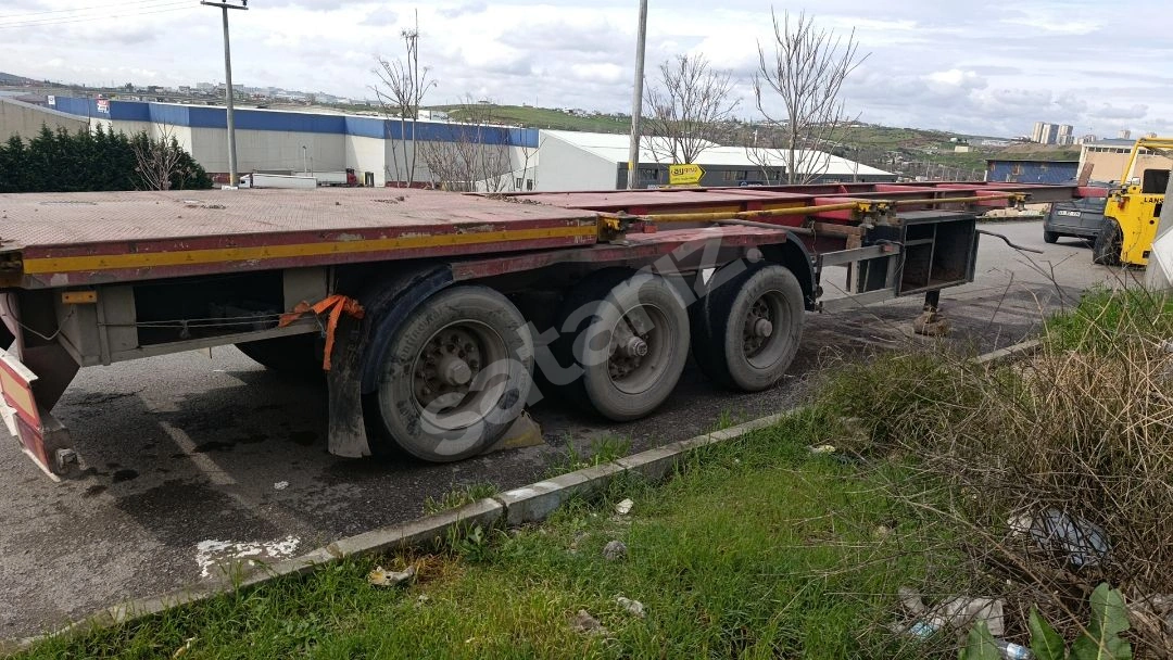 Herşey takas olur. Satılık kılçıklı dorse
