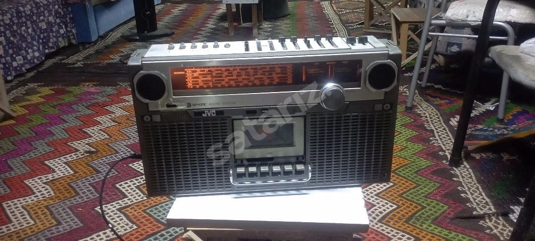 Antika JVC Radyo Kaset Çalar