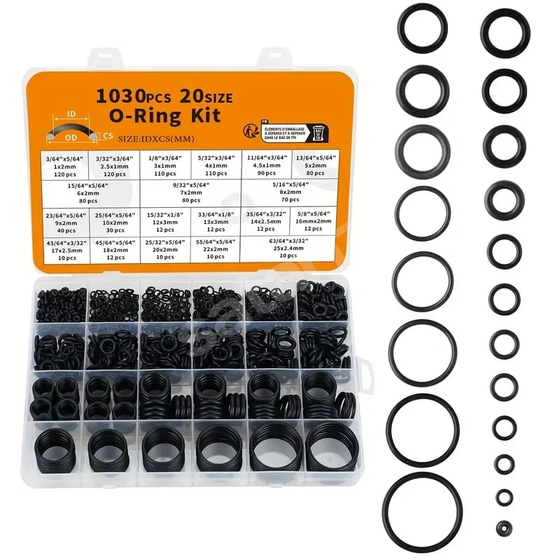 1030 Nitril O-Ring Seti, 70A Sertlik